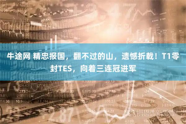牛途网 精忠报国，翻不过的山，遗憾折戟！T1零封TES，向着三连冠进军
